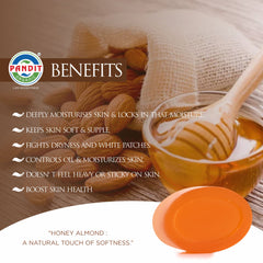 HONEY ALMOND GLYCERIN SOAP